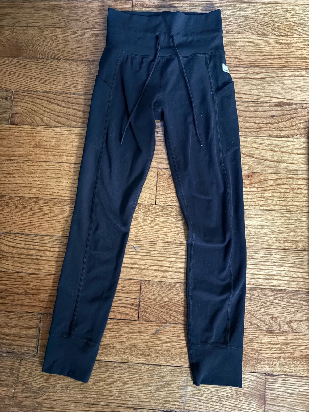 Vuori Black Daily Pockets Leggings with Drawstring Size XS